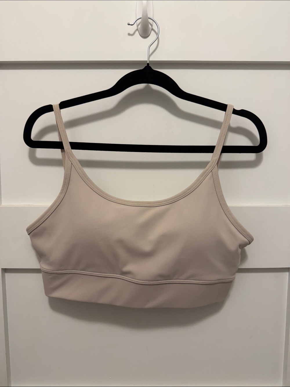 Zenana Outfitters Nude Beige Low-Profile Sports Bralette W/ Removable Pads